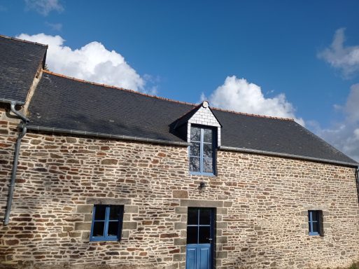 Façade Sud Gîte de la Blanche Hermine