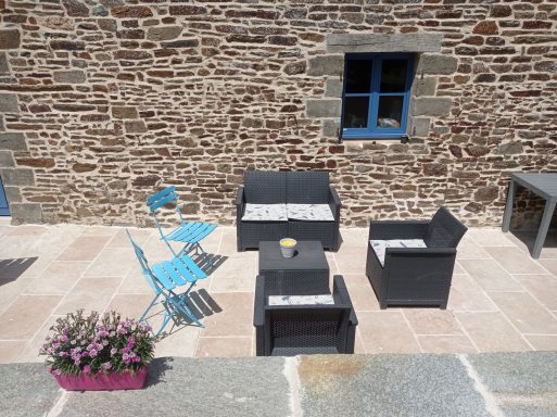 Salon de jardin Gîte de la Blanche Hermine